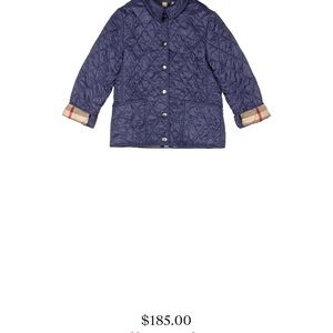 Kids Burberry jacket